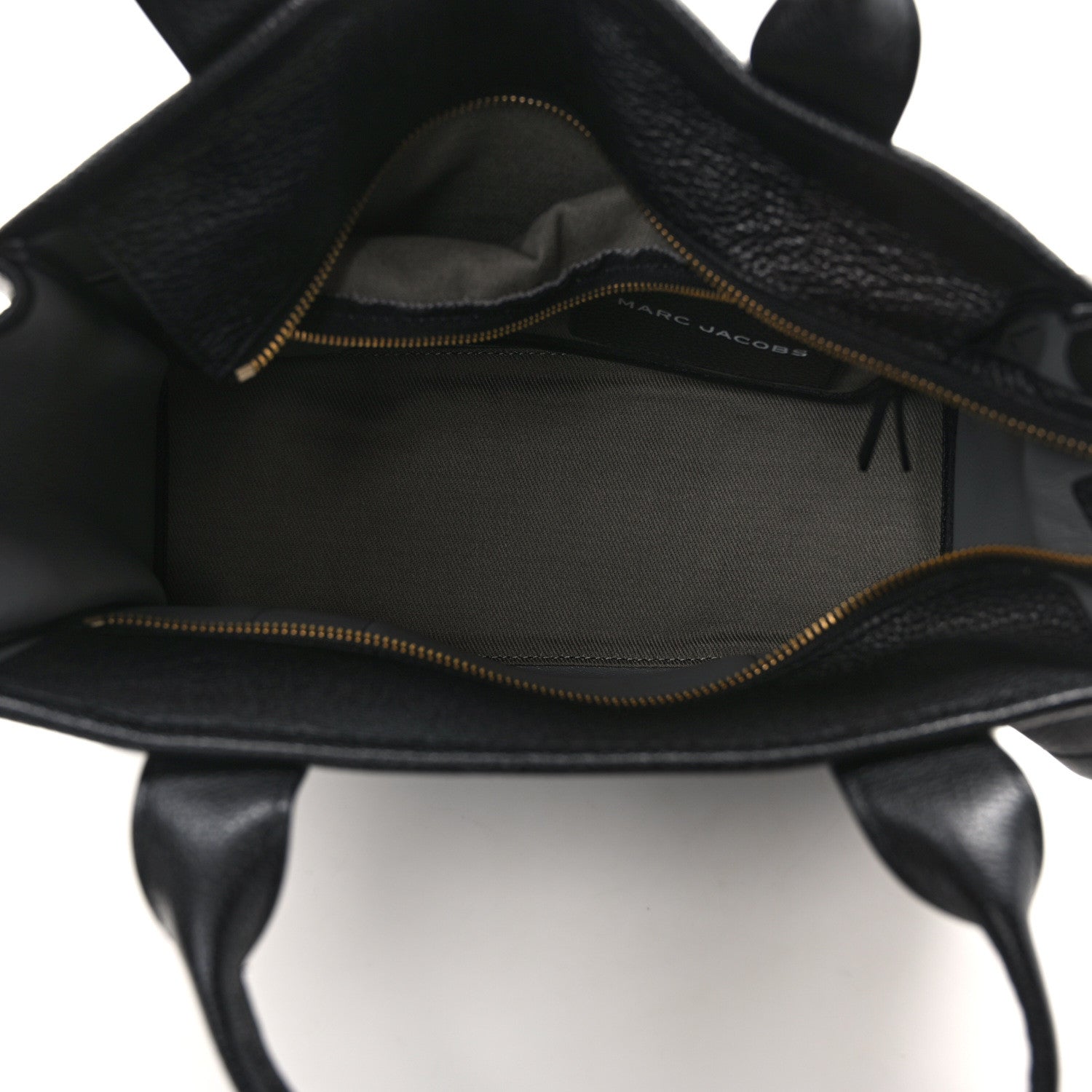 Marc Jacobs Grained Calfskin Medium The Tote Bag Black 5 of 15