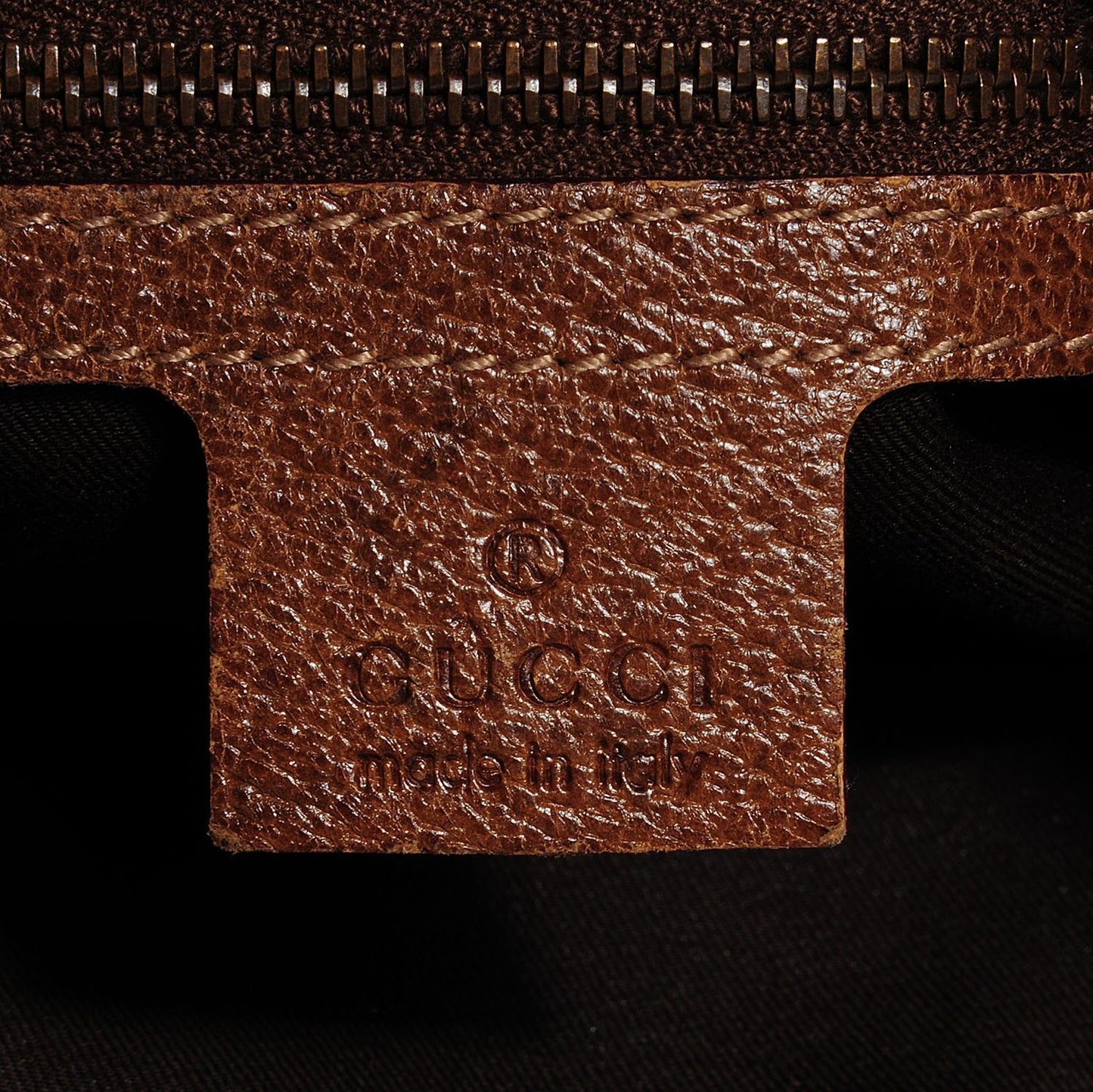 Monogram Pelham Studded Shoulder Bag Brown