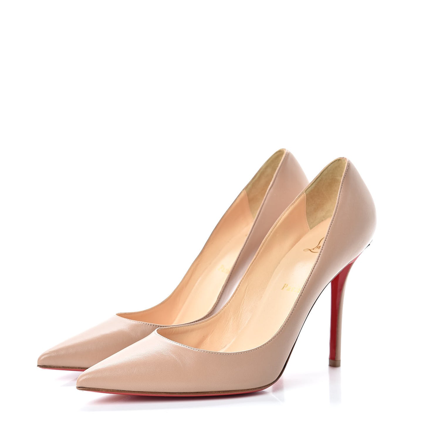 Nappa Apostrophy 100 Pumps 40.5 Nude