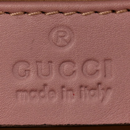 Gucci Snakeskin Small Padlock Shoulder Bag Gold Beige Pink 6 of 13