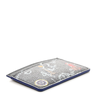 Louis Vuitton Damier Graphite World Map Porte Cartes Simple 4 of 8