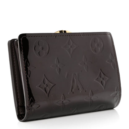 Louis Vuitton Vernis French Purse Wallet Amarante 3 of 8