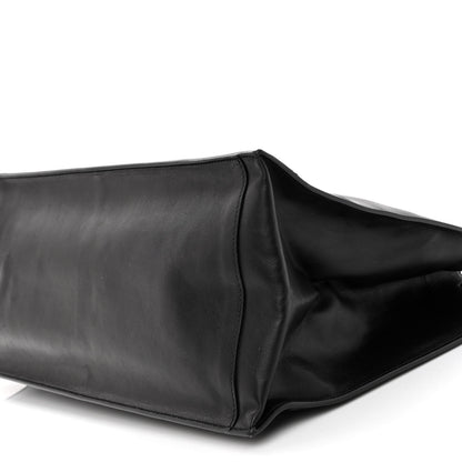 Saint Laurent Smooth Calfskin Rive Gauche Small Tote Black 9 of 10