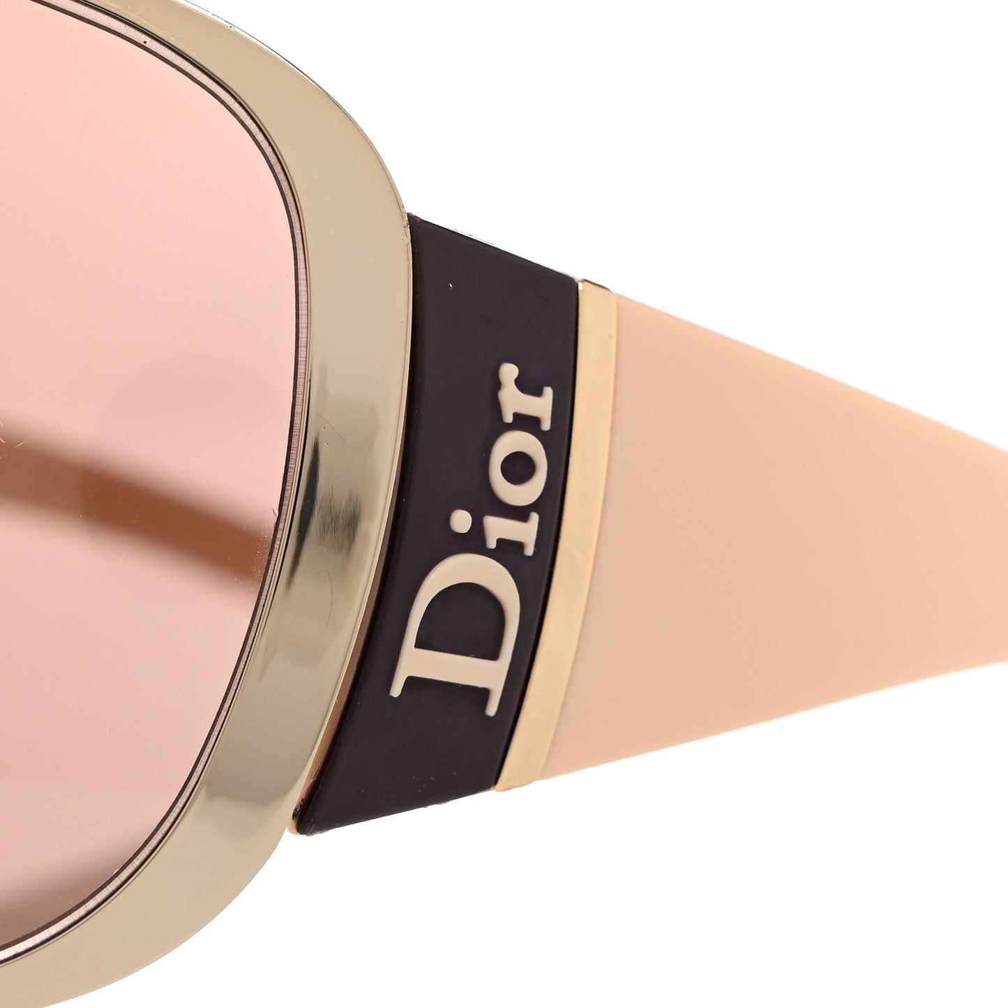Metal Subdior 1 Sunglasses Gold Beige