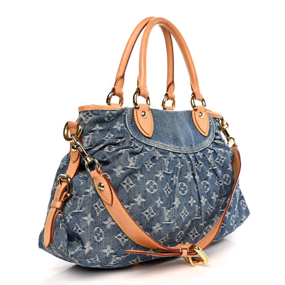 Louis Vuitton Denim Neo Cabby MM Blue 1 of 11