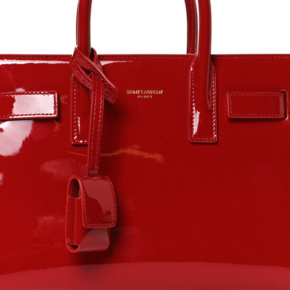 Saint Laurent Patent Nano Sac de Jour Red 8 of 12