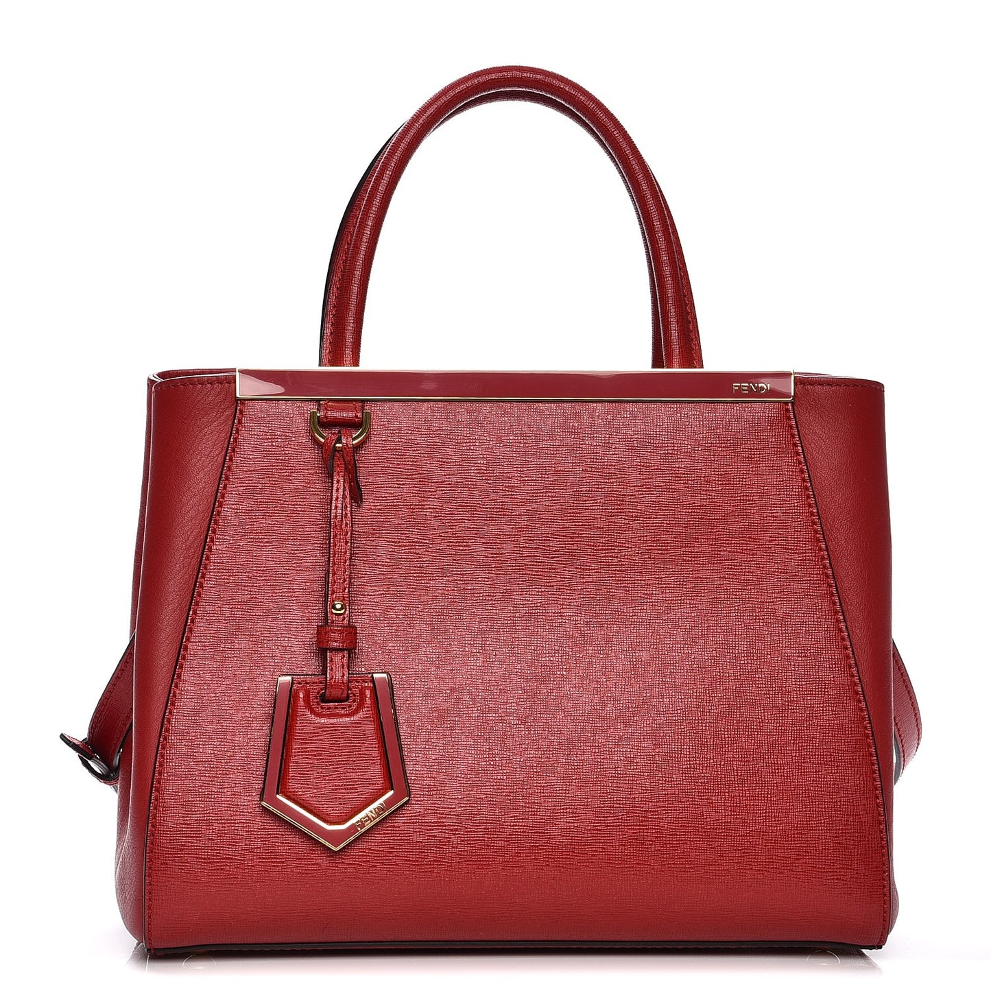 Vitello Elite Flamingo Petite 2Jours Tote Mattone