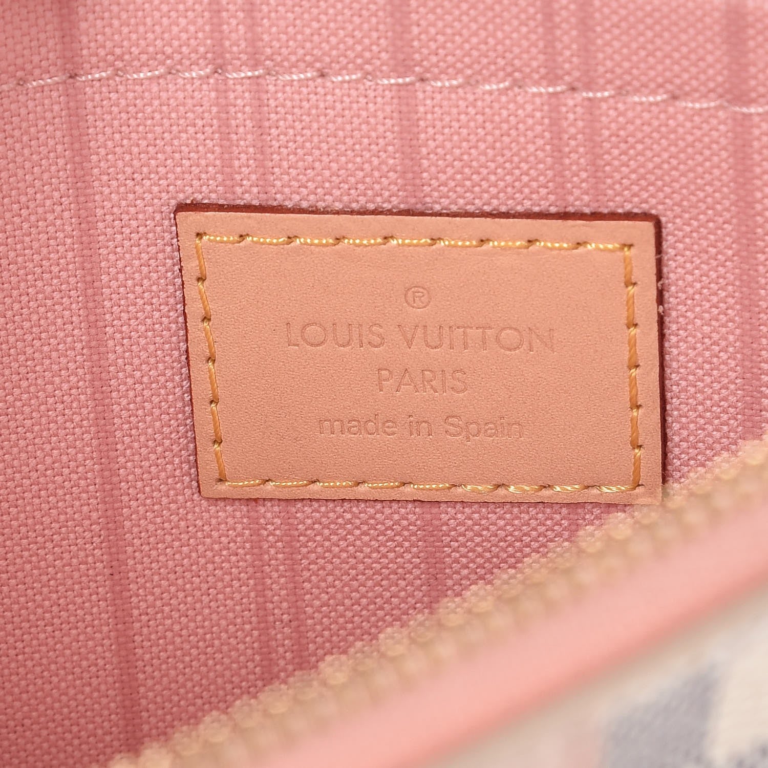 Louis Vuitton Damier Azur Tahitienne Neverfull MM GM Pochette 6 of 7