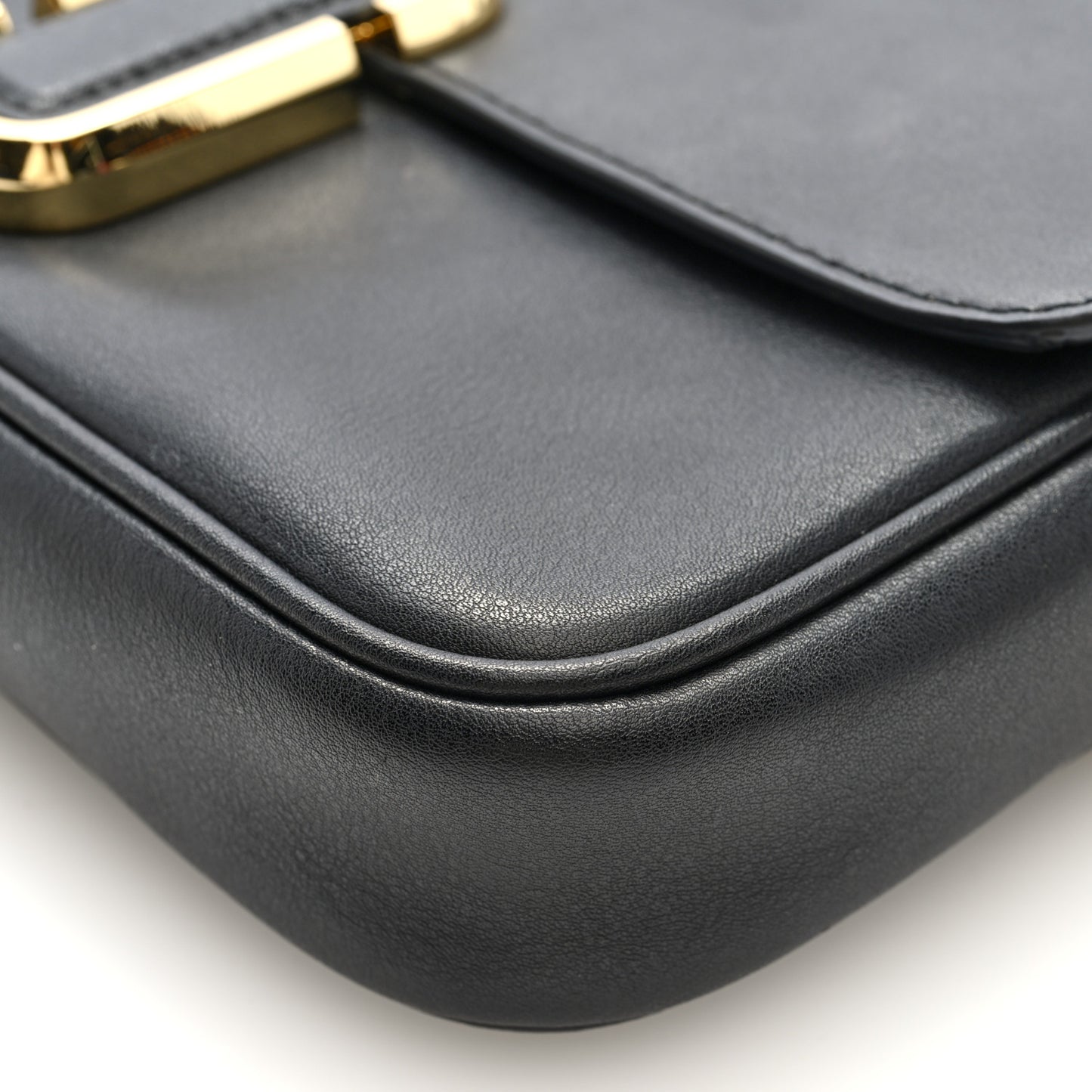 Calfskin The J Marc Shoulder Bag Black