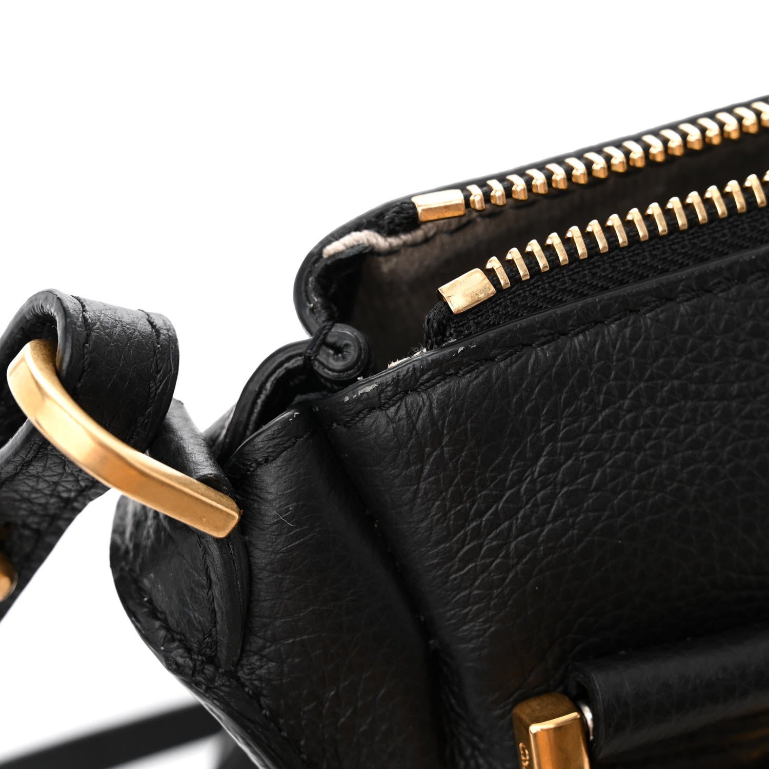 Chloe Calfskin Small Marcie Satchel Black 10 of 11