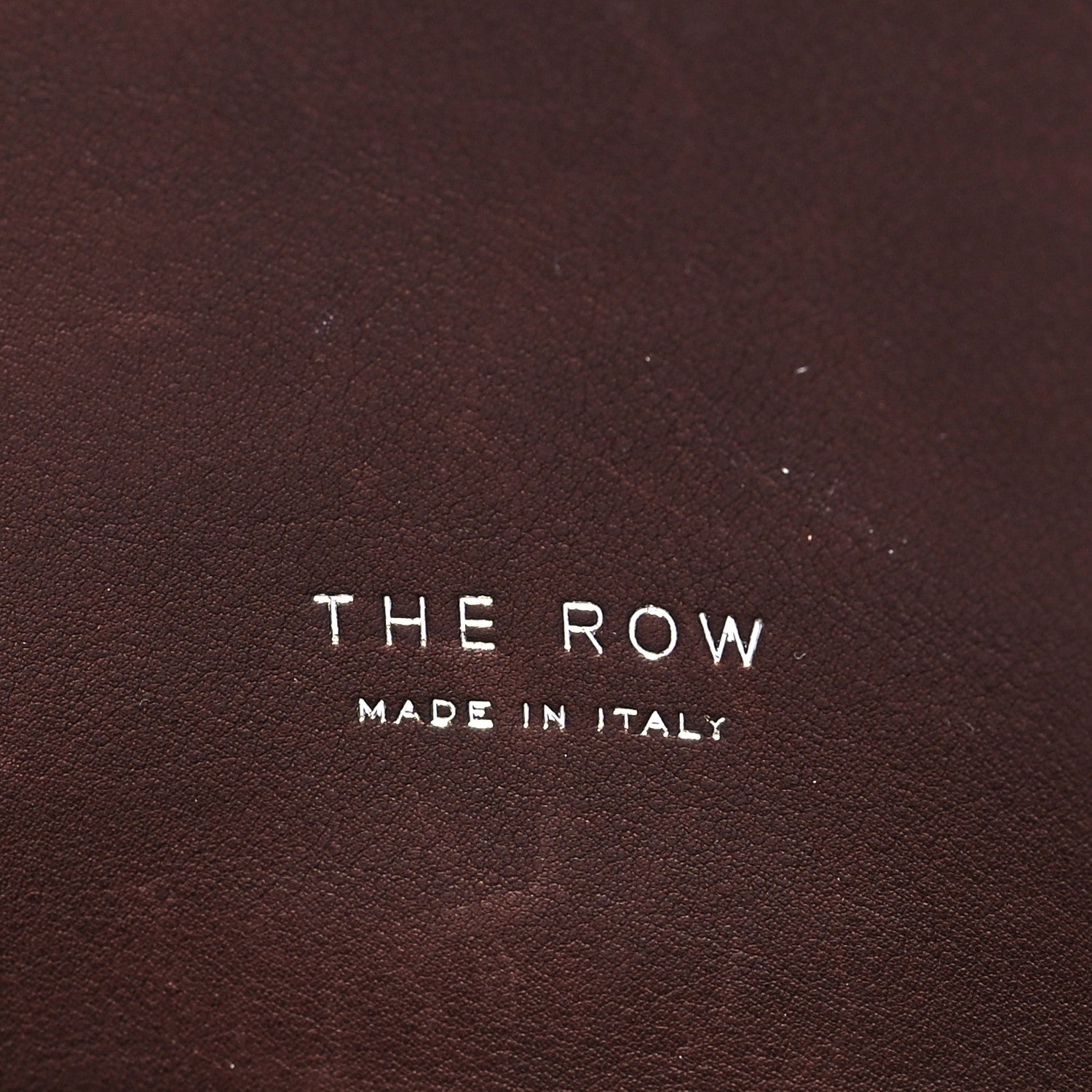 The Row Polished Saddle Calfskin Soft Margaux 12 Dark Brown 6 of 9