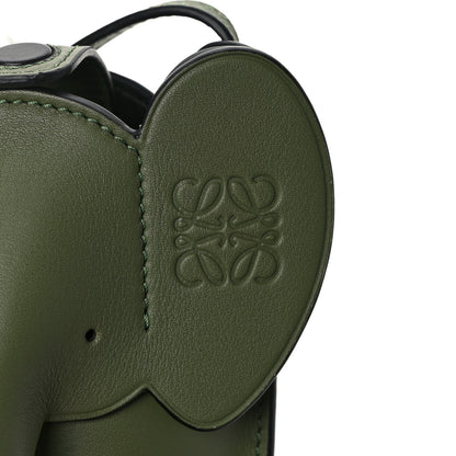 Loewe Calfskin Elephant Pouch Crossbody Bag Avocado 9 of 9