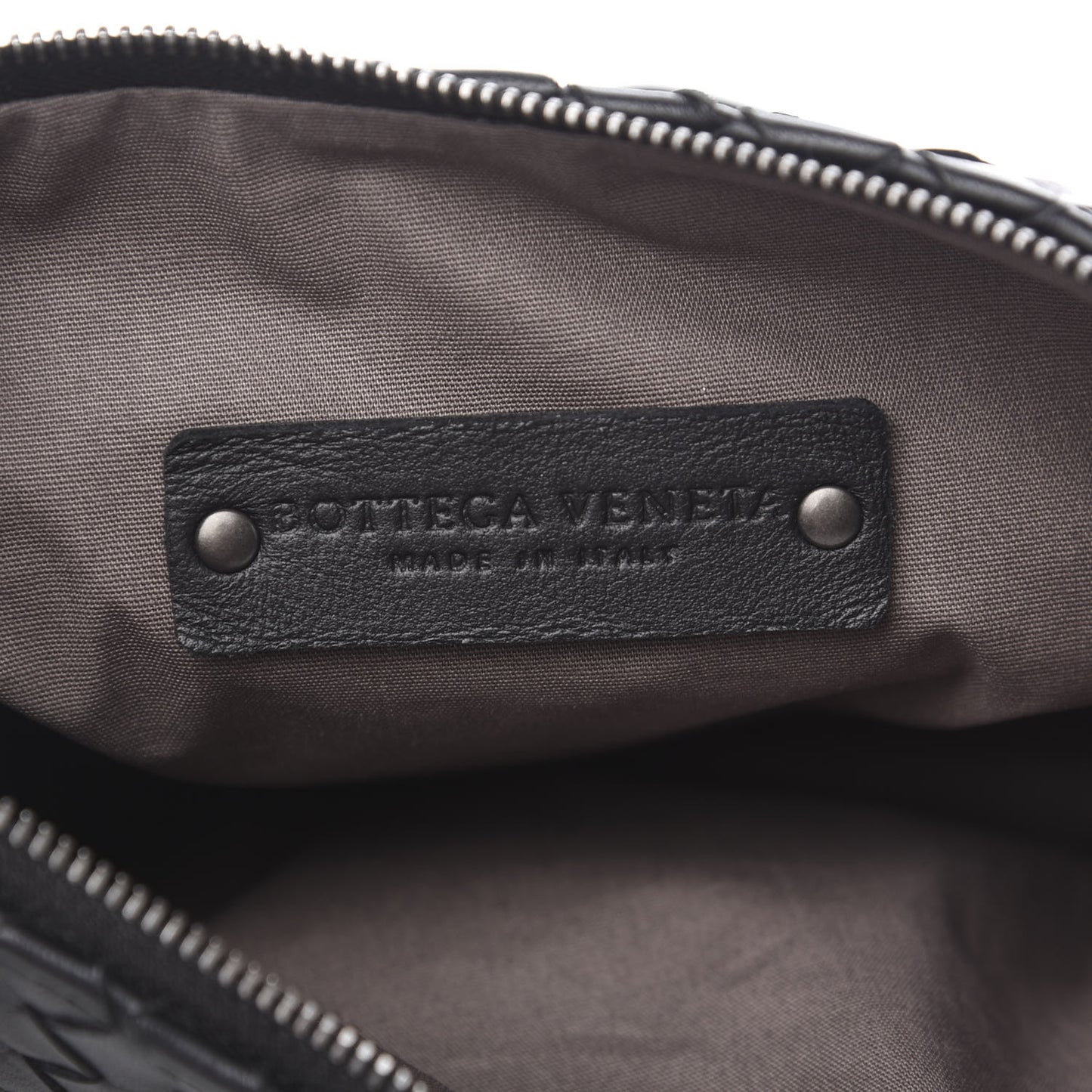 Nappa Intrecciato Crossbody Black