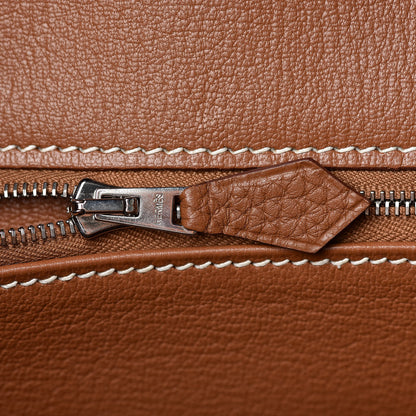 Hermes Taurillon Clemence Birkin 35 Gold 8 of 34