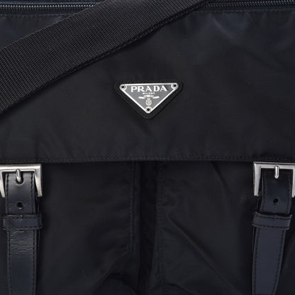 Prada Tessuto Nylon Messenger Bag Black 8 of 12