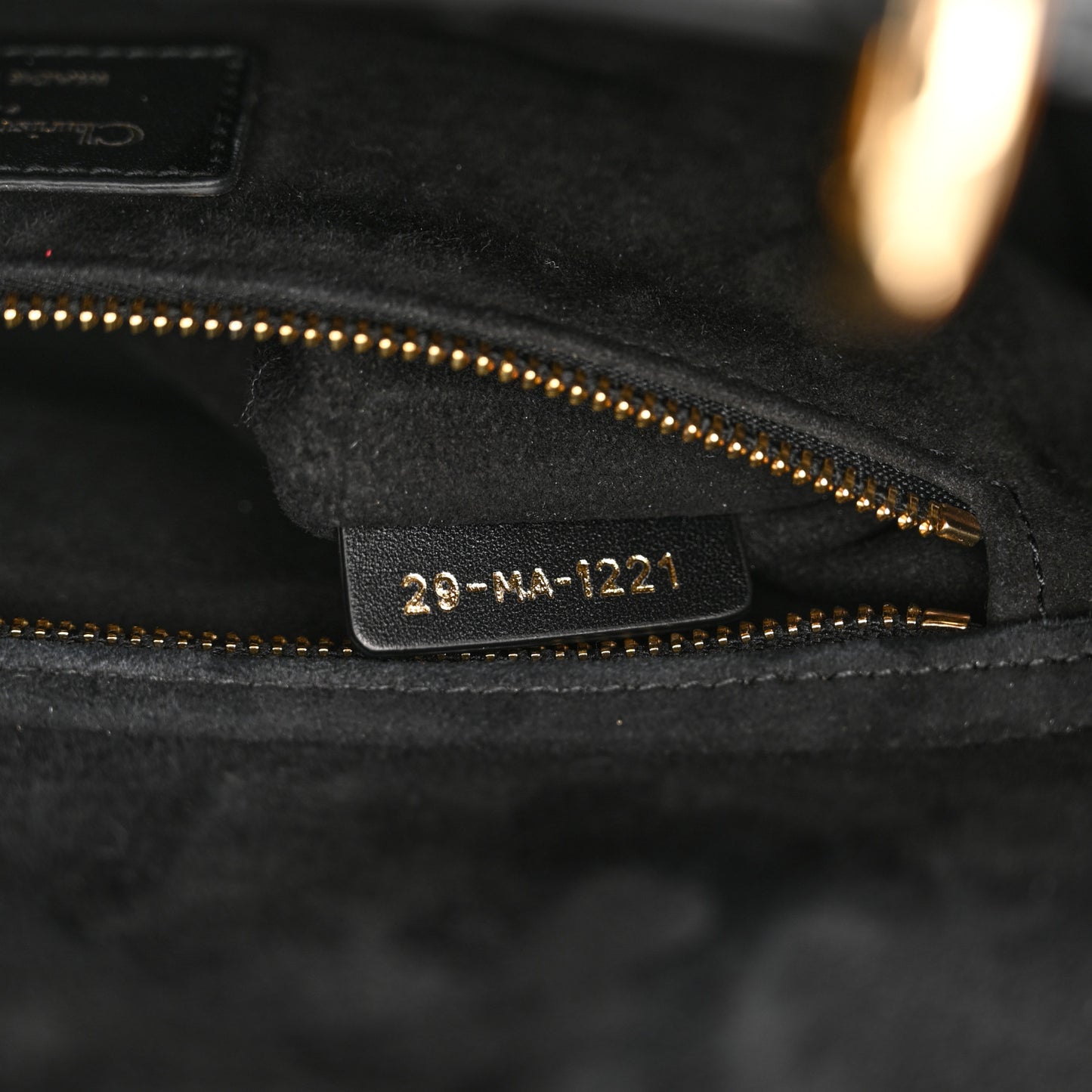Lambskin Cannage Medium Lady Dior Black