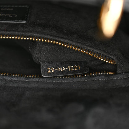 Christian Dior Lambskin Cannage Medium Lady Dior Black 6 of 11