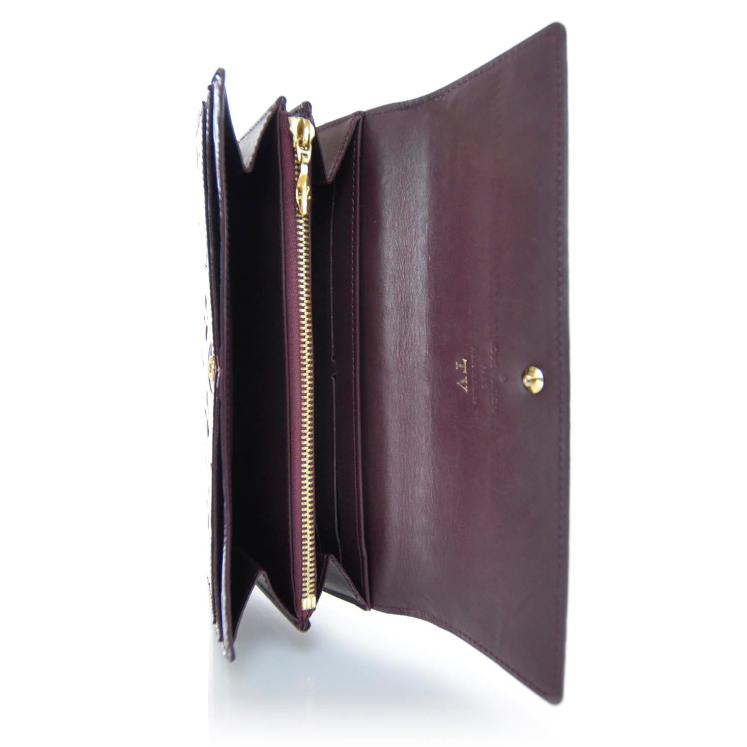 Louis Vuitton Vernis Sarah Wallet Rouge Fauviste 4 of 6