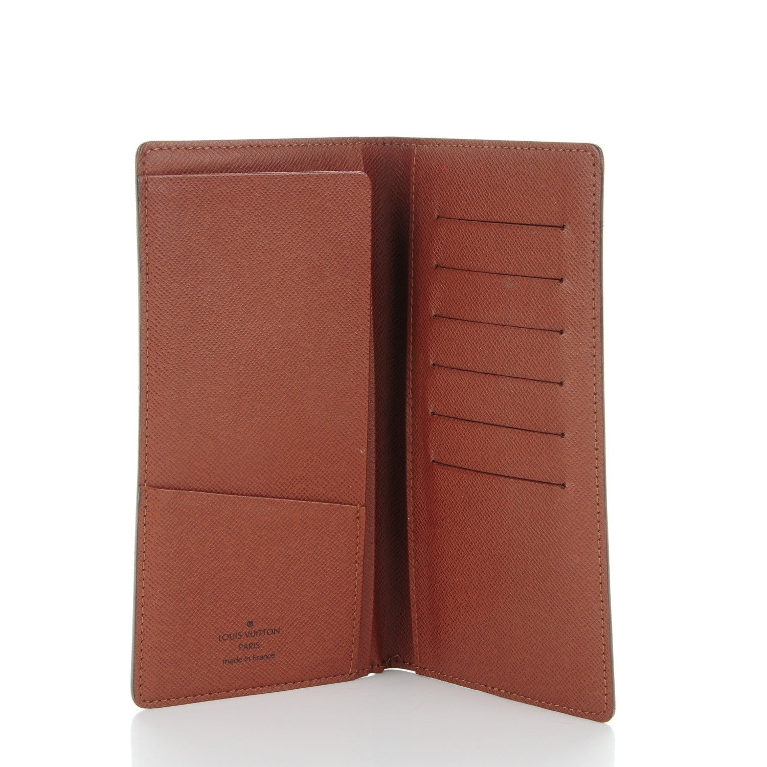 Louis Vuitton Monogram Porte Valeurs Checkbook Wallet 5 of 8