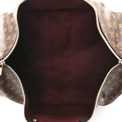 Louis Vuitton Monogram Macassar Keepall Bandouliere 55 5 of 11