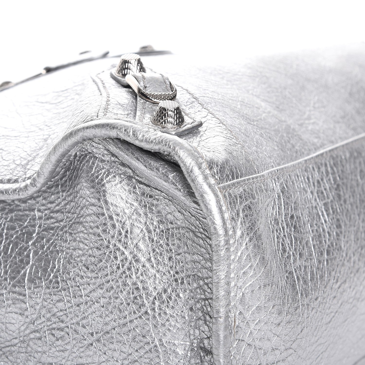 Balenciaga Agneau Giant 12 Silver Hardware City Gris Aluminum 9 of 10