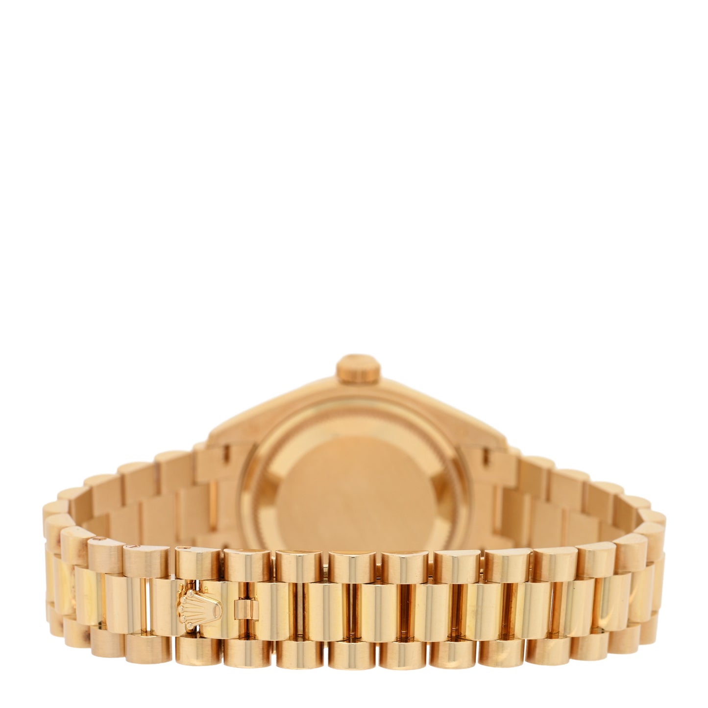 18K Yellow Gold Diamond 28mm Datejust President Watch Champagne 279178