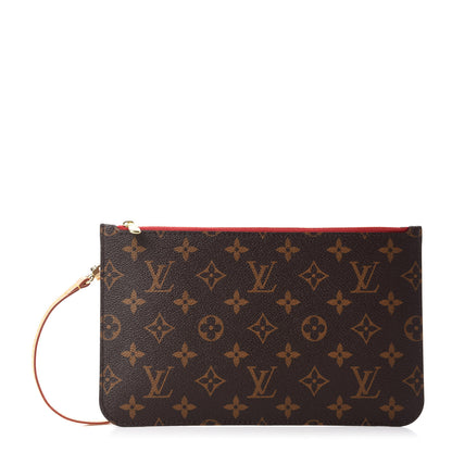 Louis Vuitton Monogram Neverfull MM GM Pochette Cherry 1 of 8