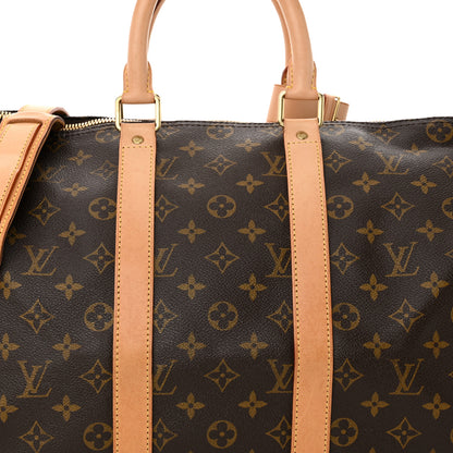 Louis Vuitton Monogram Keepall Bandouliere 45 8 of 11