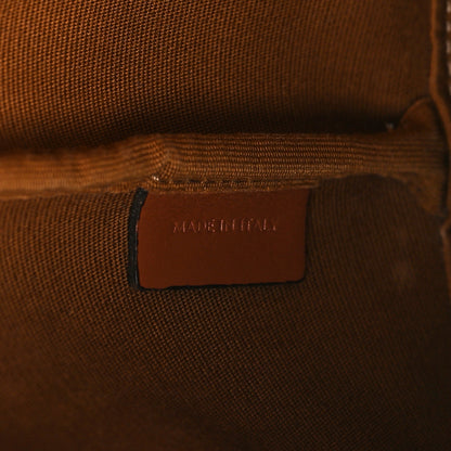Celine Triomphe Canvas Calfskin Small Bucket Bag Tan 7 of 9