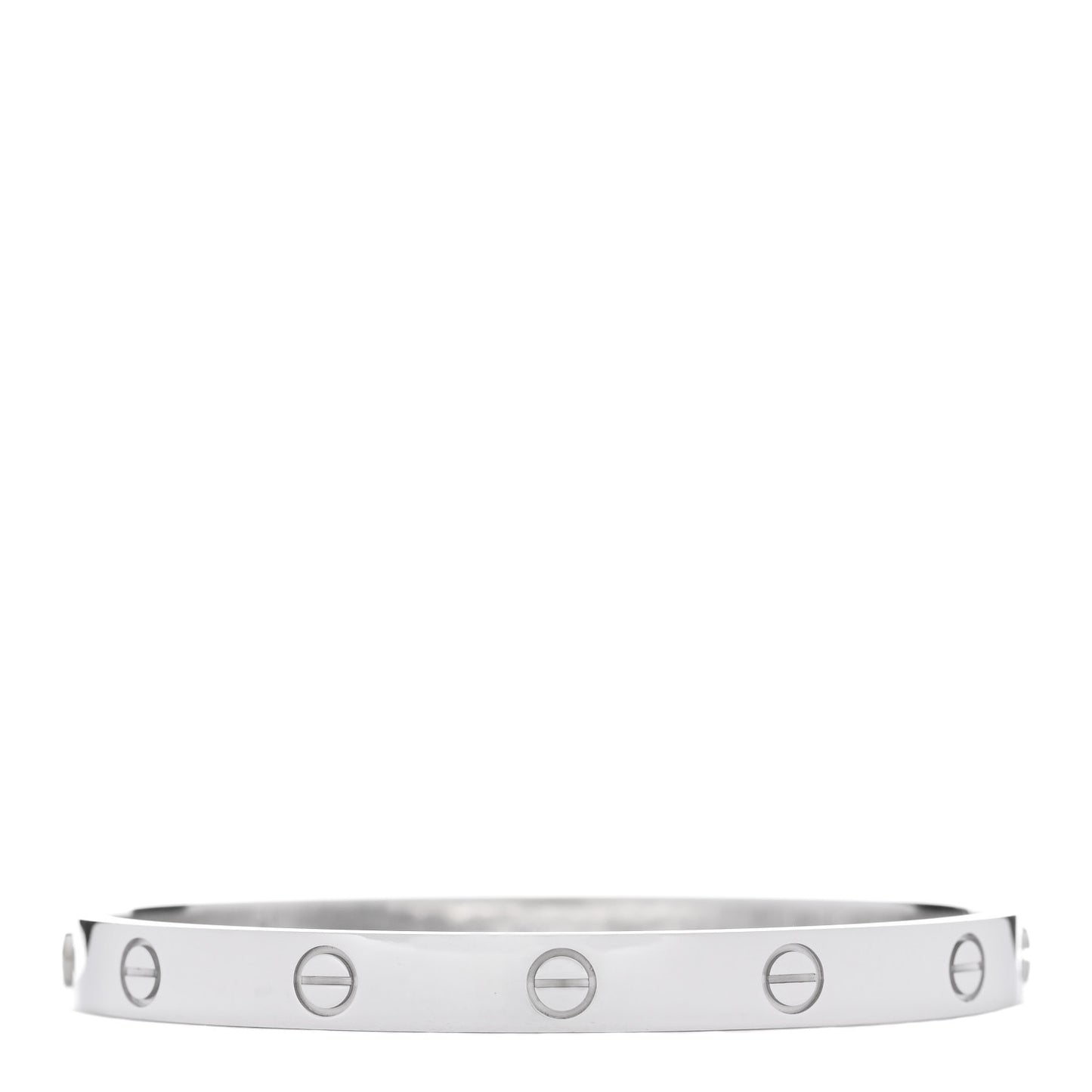 18K White Gold LOVE Bracelet 18