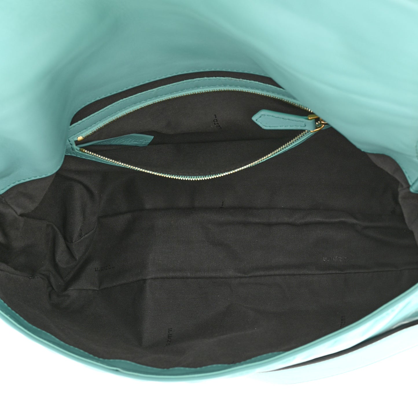 Nappa FF 1974 Embossed Large Baguette Tiffany