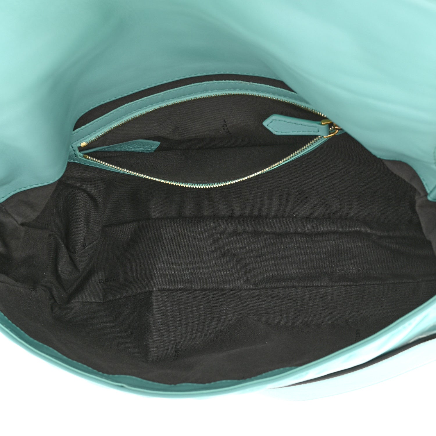 Fendi Nappa FF 1974 Embossed Large Baguette Tiffany 5 of 10