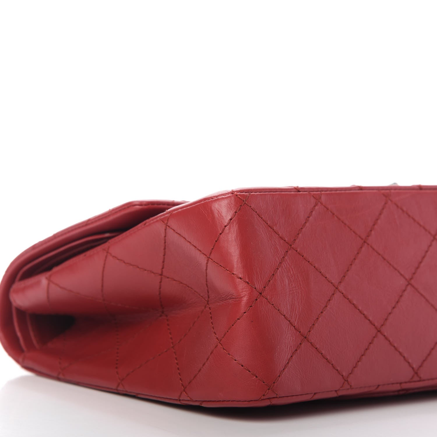 Chanel Aged Calfskin Quilted 2.55 Reissue 227 Flap Red 6 of 10