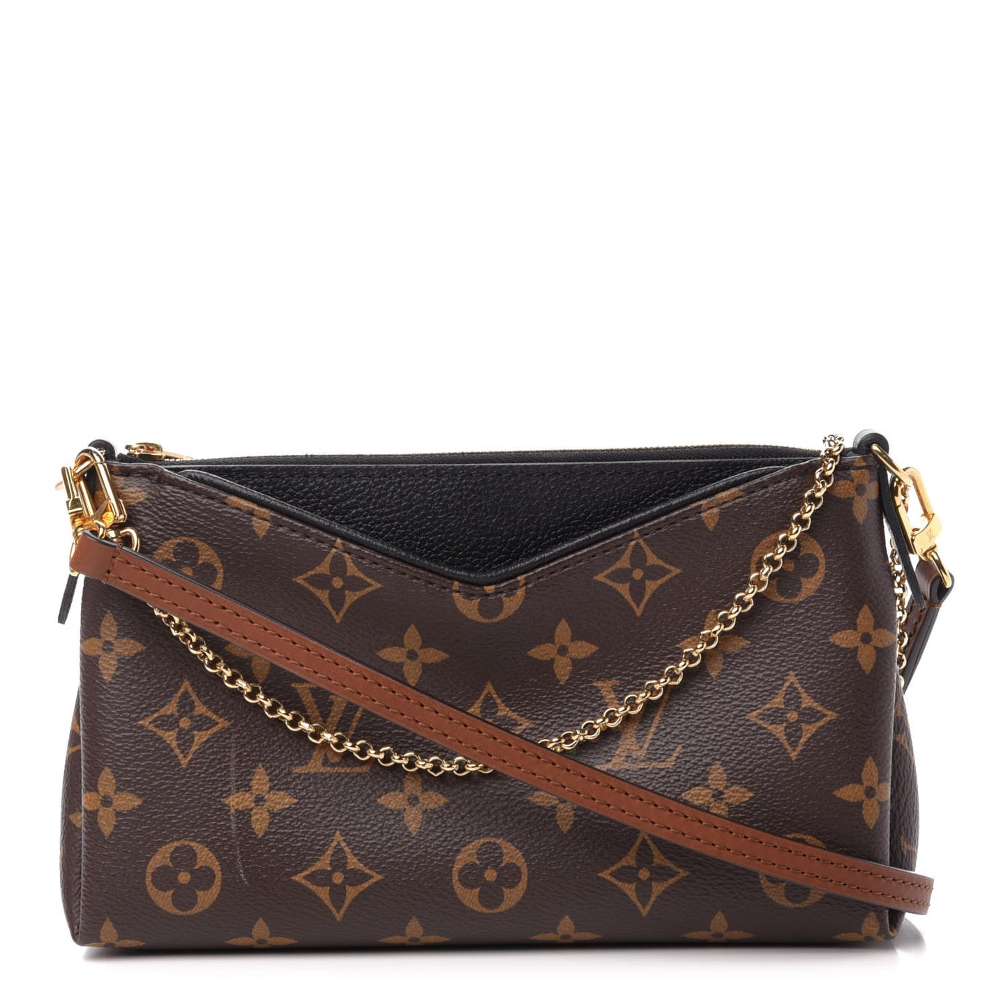 Monogram Pallas Clutch Black