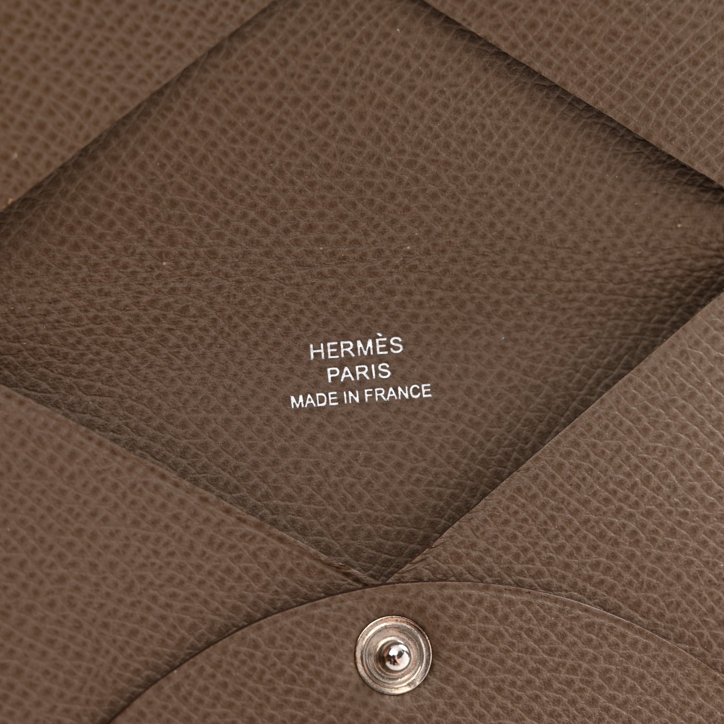Epsom Calvi Card Case Etoupe