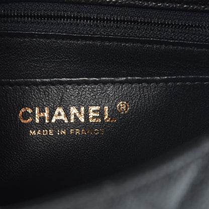Chanel Caviar Quilted Mini Rectangular Flap Dark Charcoal 8 of 10