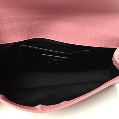 Saint Laurent Grain De Poudre Classic Monogram Cassandre Clutch Pink 3 of 3
