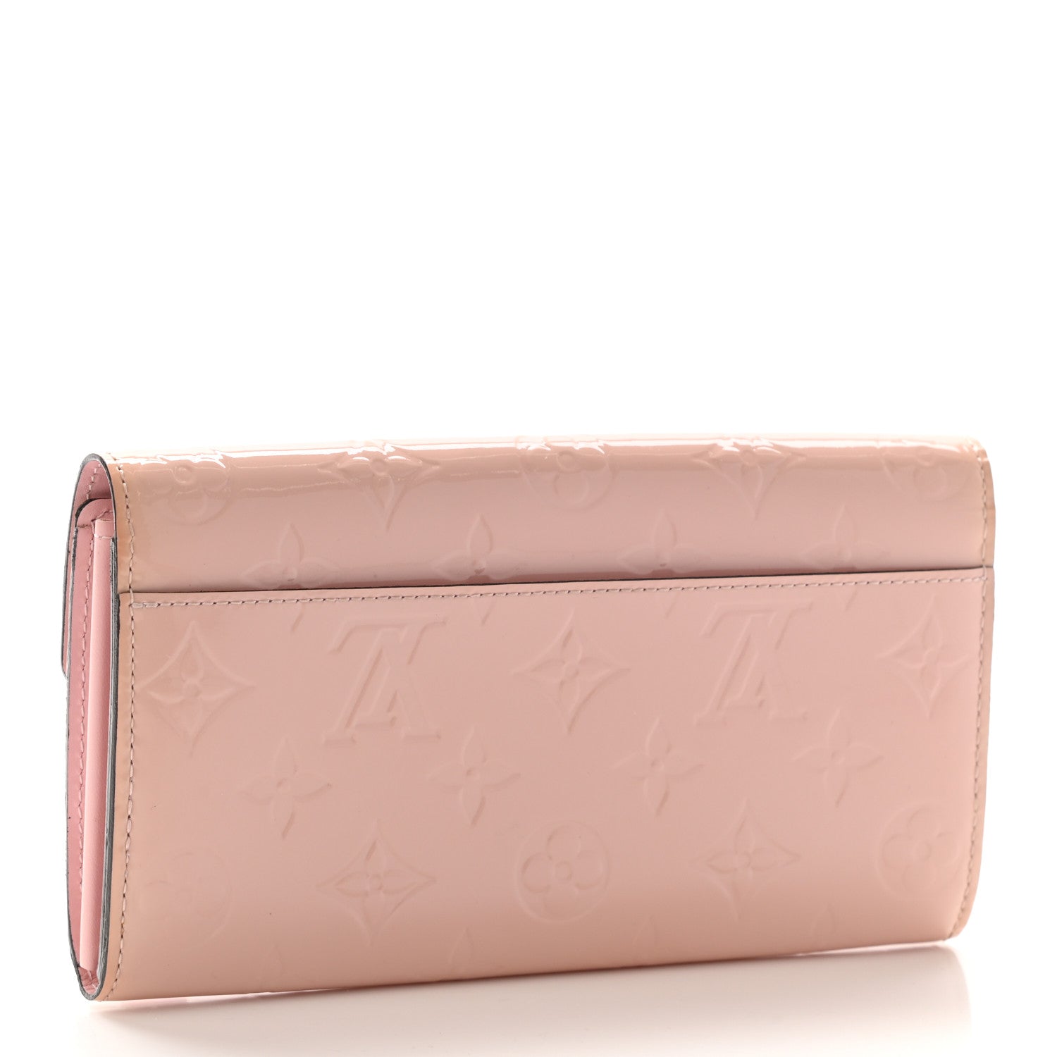 Louis Vuitton Vernis Sarah Wallet NM Rose Ballerine 3 of 8