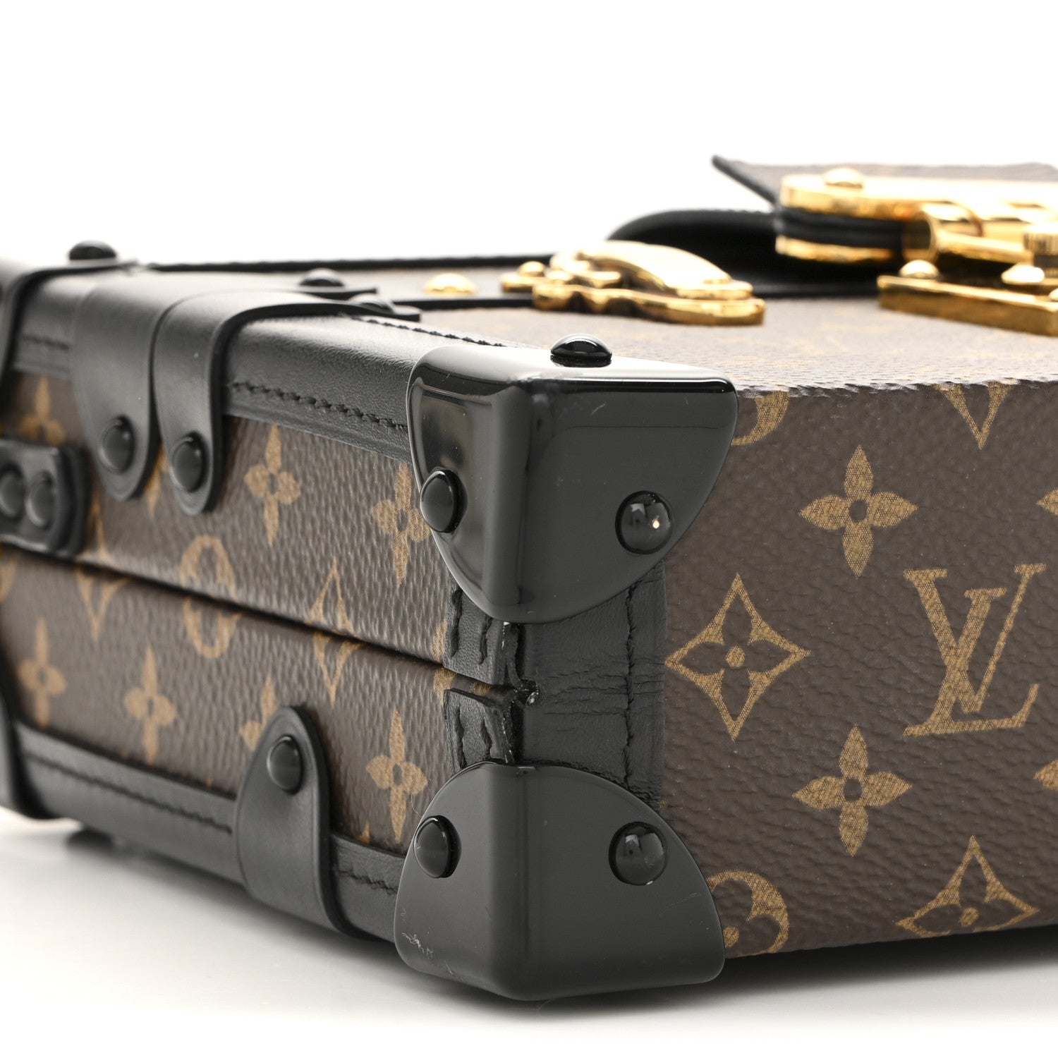Louis Vuitton Monogram Petite Malle Black 8 of 12