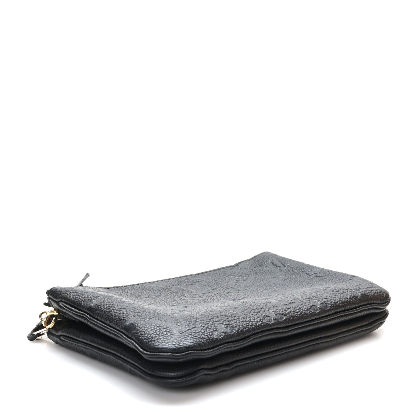Empreinte Double Zip Pochette Black