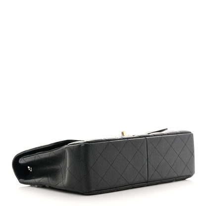 Chanel Caviar Quilted Jumbo Single Flap Black 4 of 12