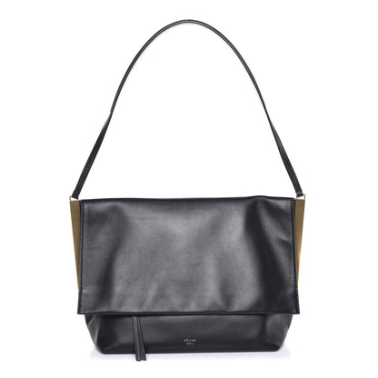 Celine Smooth Calfskin Flap Clasp Bag Black 1 of 6
