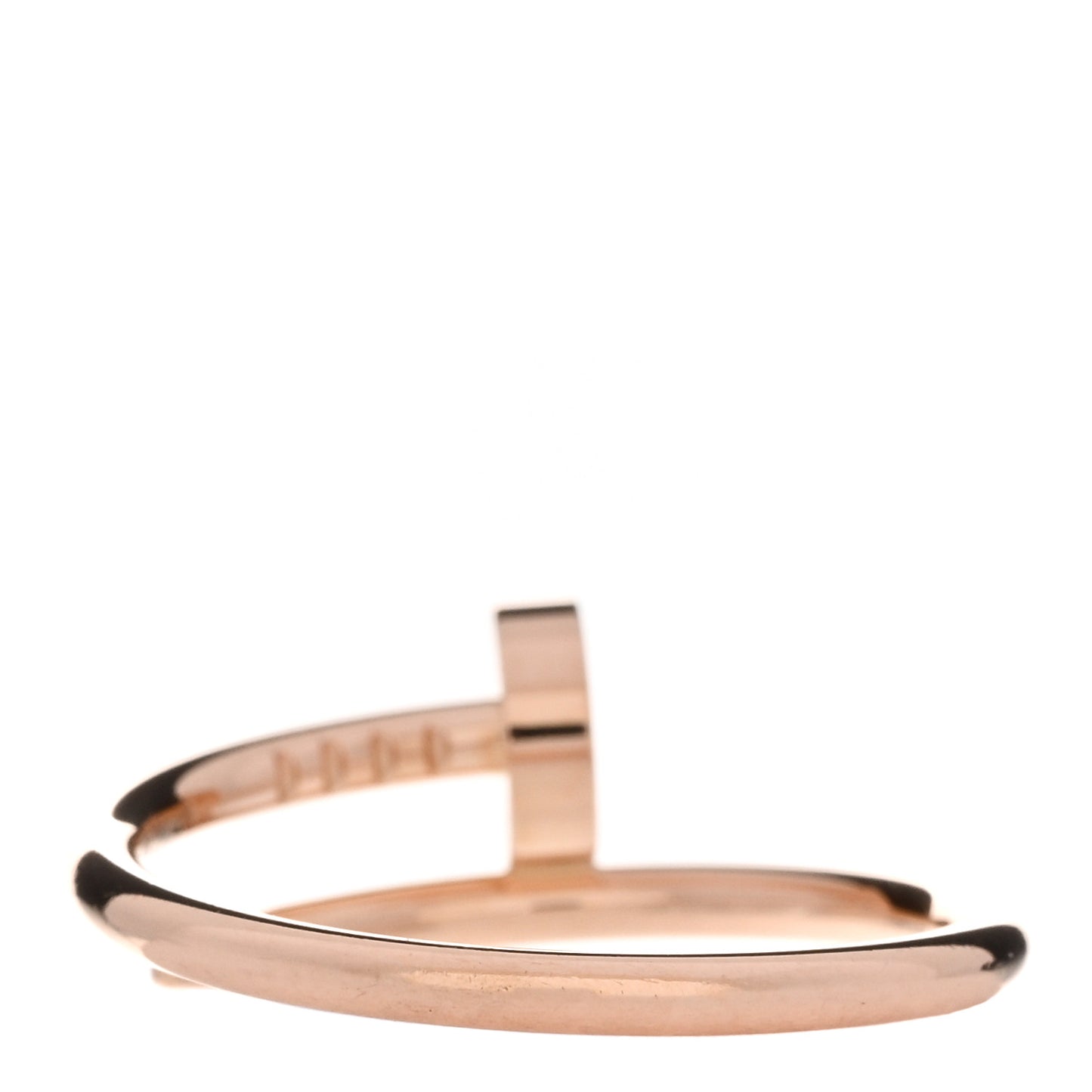 18K Pink Gold Small Juste Un Clou Ring 52 6