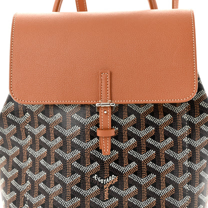 Goyard Goyardine Calfskin Mini Alpin Backpack Black Gold 7 of 9