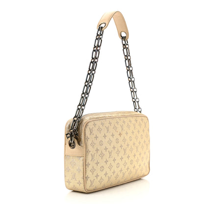 Louis Vuitton Mini Lin Shine McKenna Camera Bag Gold 3 of 12