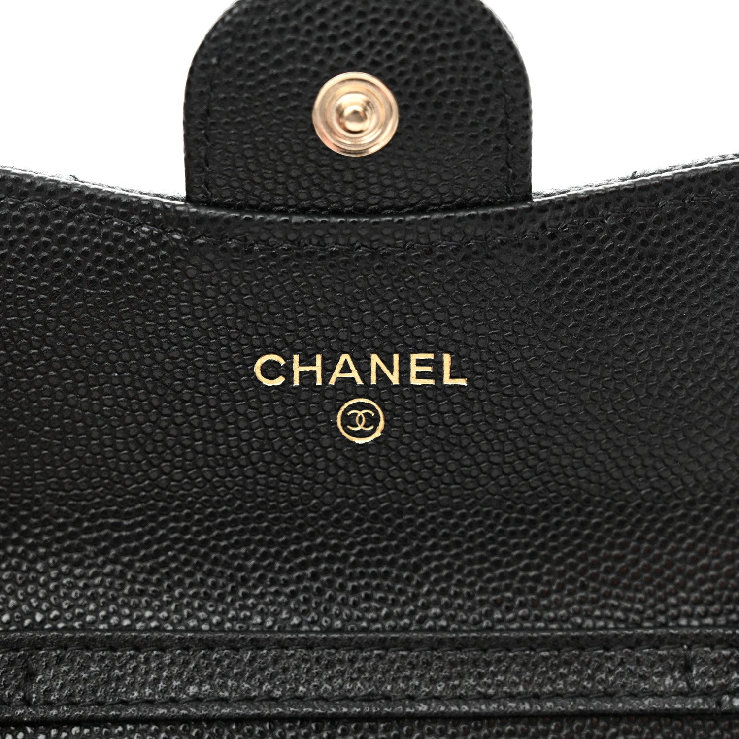 Chanel Caviar Quilted Flap Card Holder On Chain Black 6 of 12