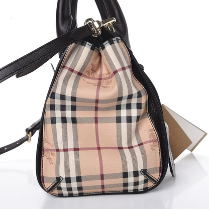 Burberry Haymarket Check Small Gladstone Chocolate 9 of 9