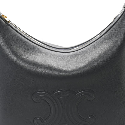 Celine Calfskin Triomphe Heloise Shoulder Bag Slate Grey 9 of 12