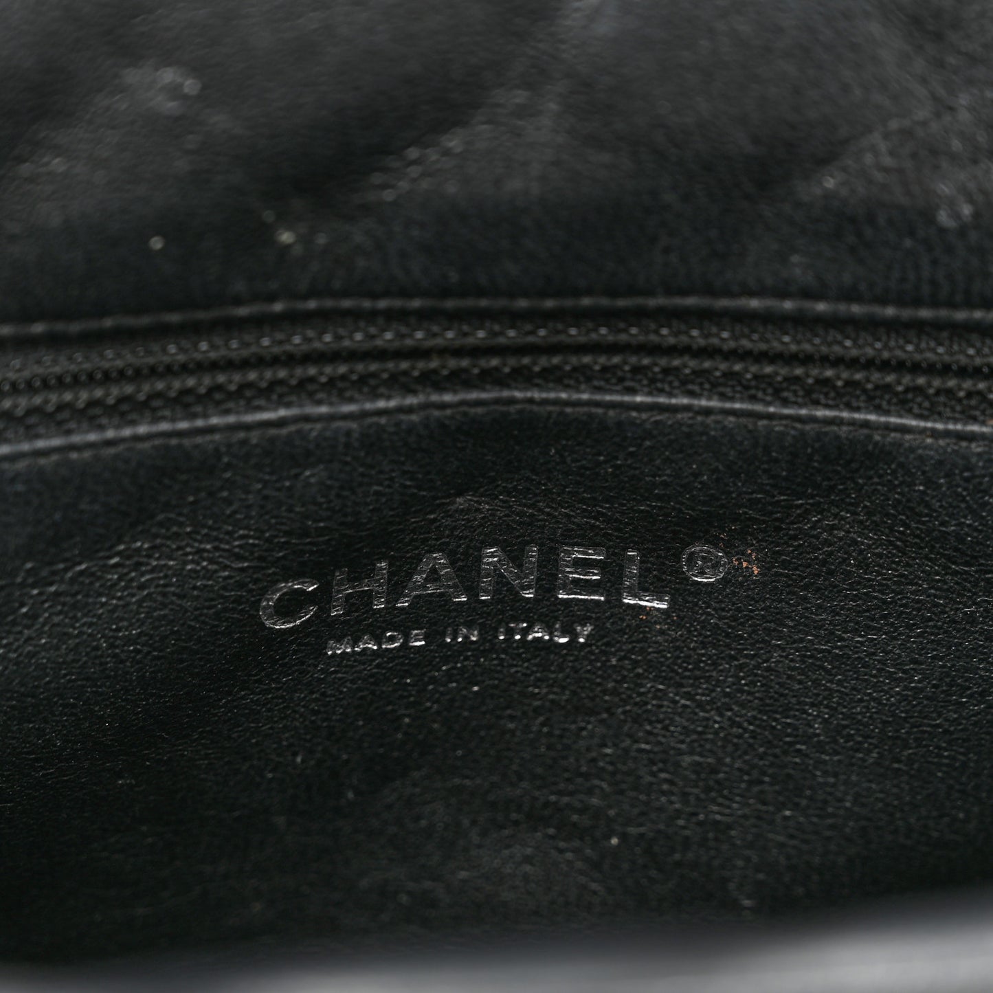 Caviar Quilted Timeless Clutch Black