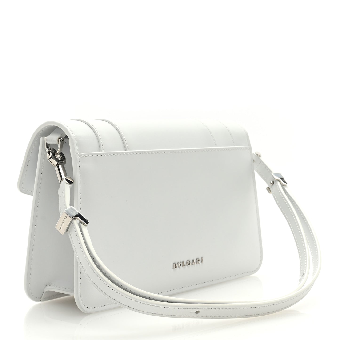 Calfskin Serpenti Forever East West Shoulder Bag Opal Grey